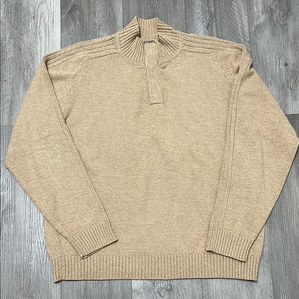 Men's Oscar de la Renta Tan dress Sweater/ size XL